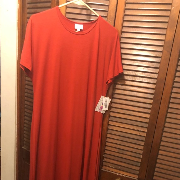 LuLaRoe Dresses & Skirts - BOGO 50% off Lularoe Orange Maria maxi dress